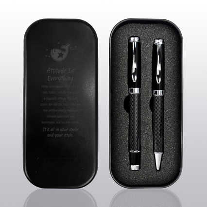 Executive Carbon Fiber Pen Gift Set